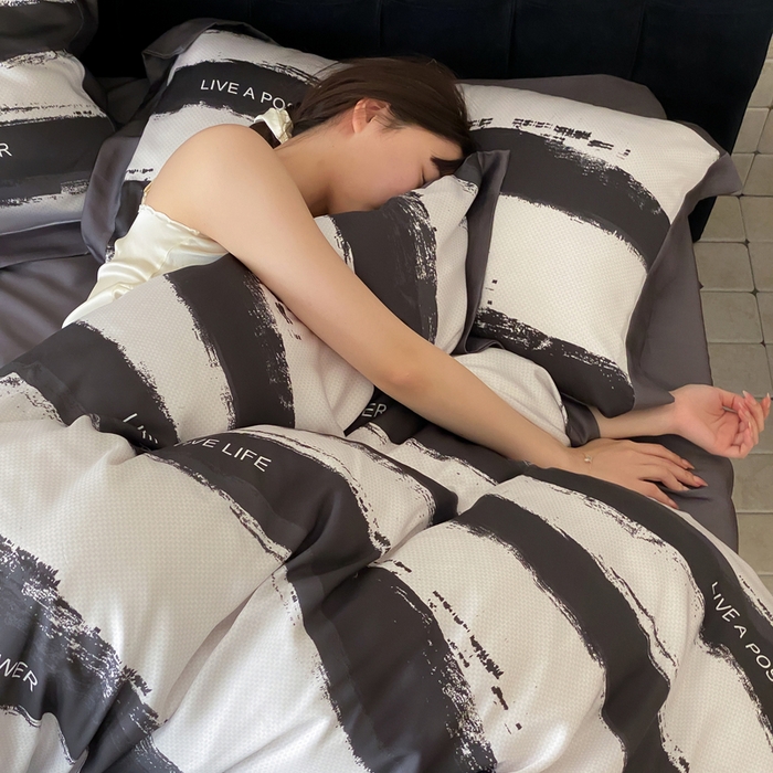 91家纺网 家纺一手货源 找家纺 （总）优悦 2024新款天丝印花四件套