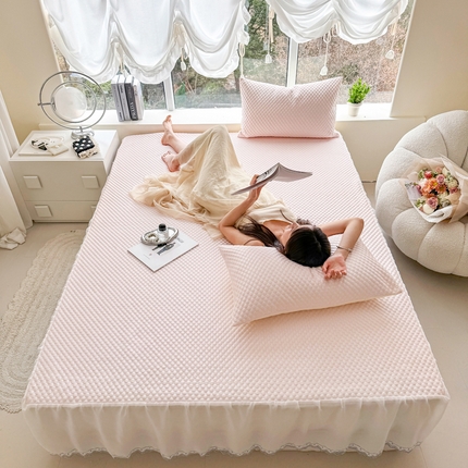 91家纺网 家纺一手货源 找家纺 （总）丹本 2025年新款豆豆席凉豆豆床笠凉席