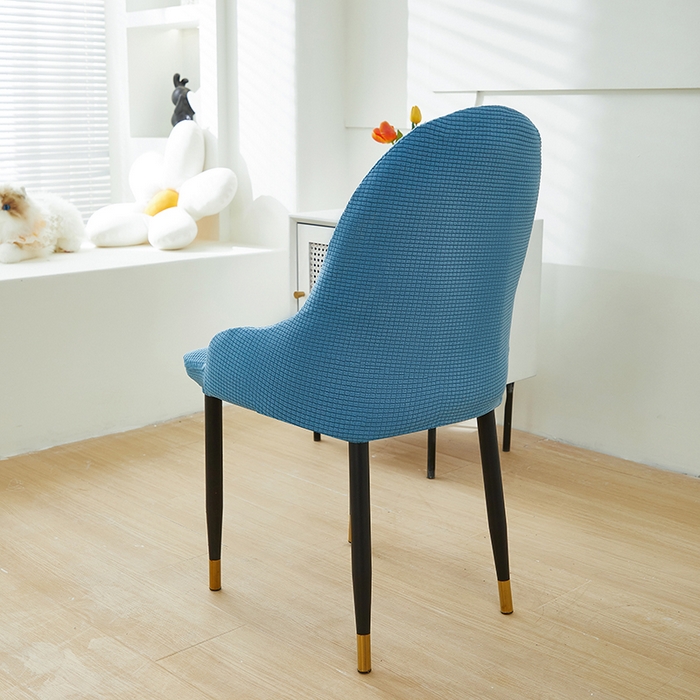 91家纺网 家纺一手货源 找家纺 共鸣沙发套 2024新款玉米绒系列椅套（扶手款弧形椅套） 玉米绒-湖蓝