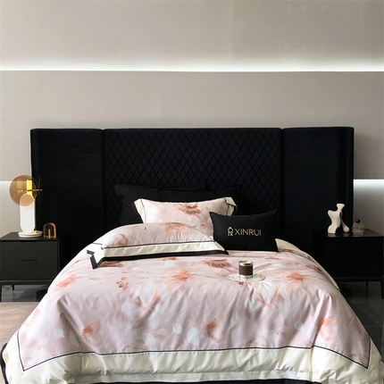 馨蕊家居 2024新款全棉四件套——棉南法庄园 南法庄园-初夏粉