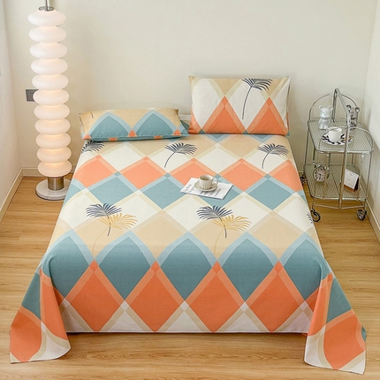 91家纺网 家纺一手货源 找家纺 （总）金泰莱 2025新款老粗布凉席老粗布床单软凉席三件套藤席