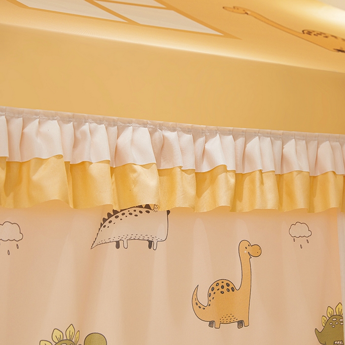 91家纺网 家纺一手货源 找家纺 迪凡保罗 2025新款城堡遮光防摔坐床蚊帐 恐龙当家