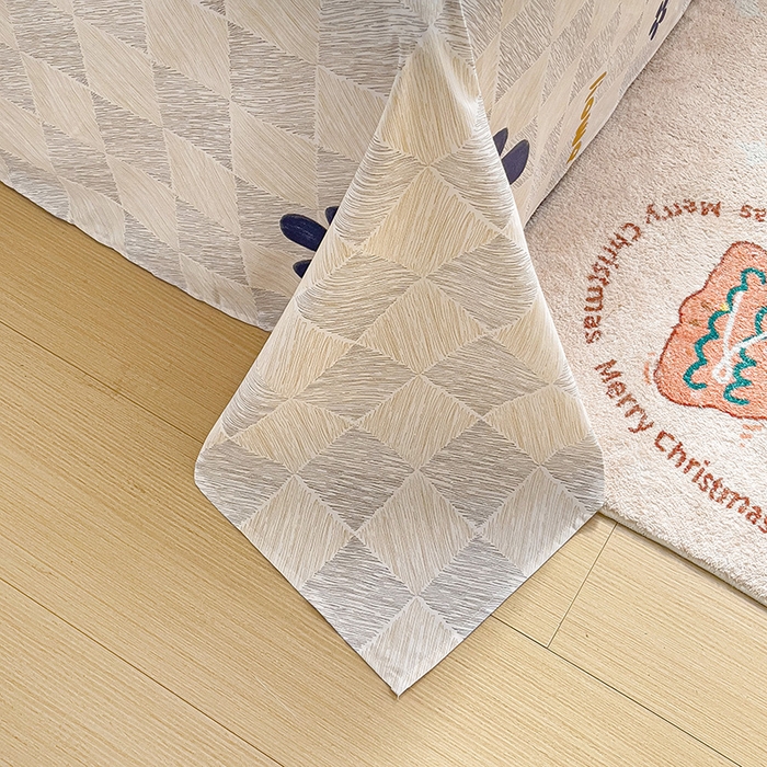 91家纺网 家纺一手货源 找家纺 大柏树 2025新款全棉13376印花四件套系列（可定制）-单床单 熹微