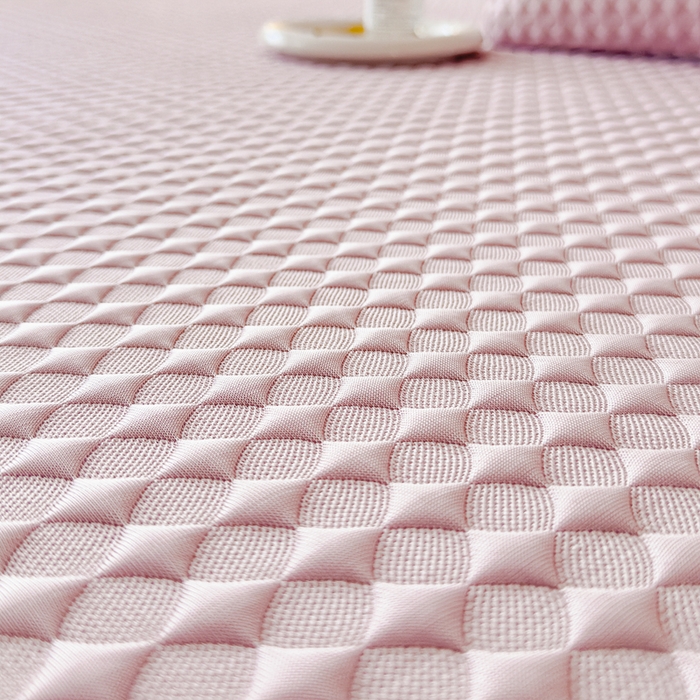 91家纺网 家纺一手货源 找家纺 邦妮家纺 2024新款A类凉感丝床笠凉席床垫30公分内可用 凉感-粉