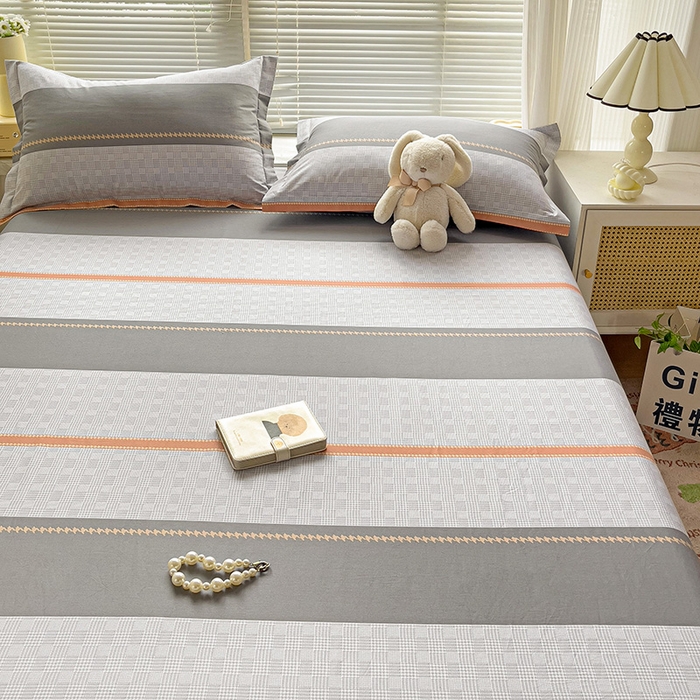 91家纺网 家纺一手货源 找家纺 大柏树 2025新款全棉13376印花四件套系列（可定制）-单床单 罗伊