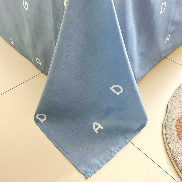 91家纺网 家纺一手货源 找家纺 涵宸家纺 2024新款全棉小清新印花单品套件--单被套 龙先生