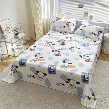 91家纺网 家纺一手货源 找家纺 （总）涵宸家纺 2024新款全棉小清新印花单品套件--单床单