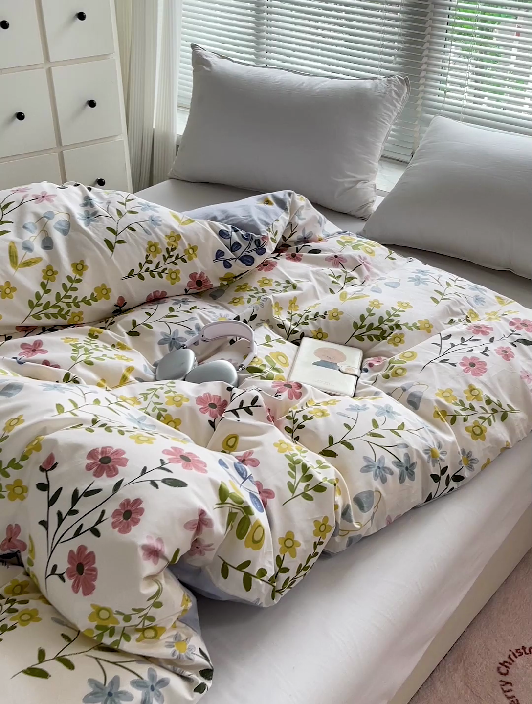 91家纺网 家纺一手货源 找家纺 大柏树 2025新款全棉13376印花四件套系列（可定制）-单被套 云梦花都