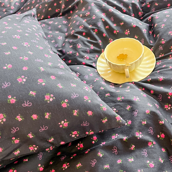 91家纺网 家纺一手货源 找家纺 千朵 2024新款全棉四件套 冬日恋歌