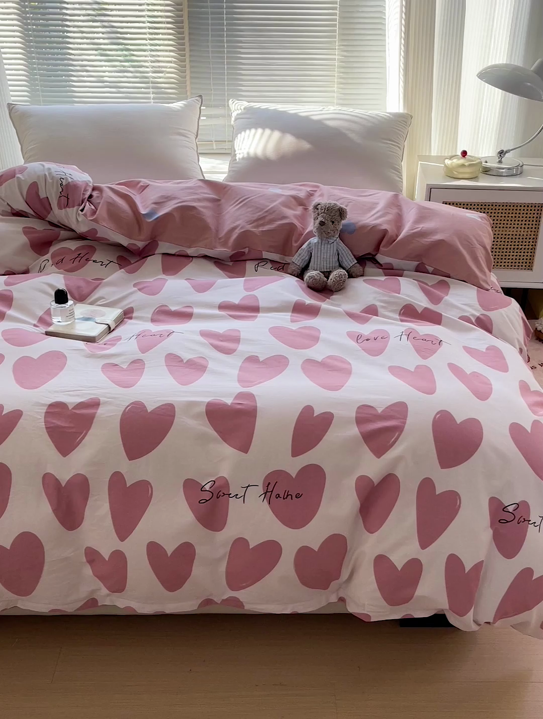 91家纺网 家纺一手货源 找家纺 大柏树 2025新款全棉13376印花四件套系列（可定制）-单被套 倾心