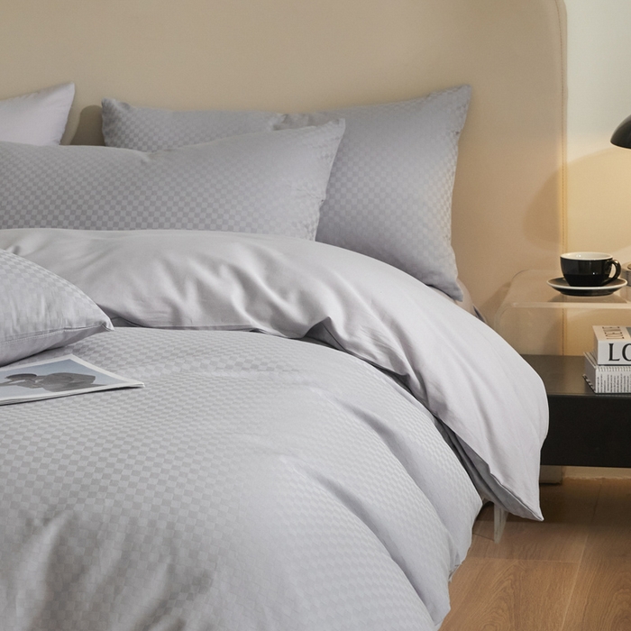 91家纺网 家纺一手货源 找家纺 涵宸家纺 2024新款全棉提花四件套-菲比 菲比-星兰