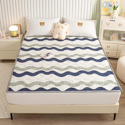 91家纺网 家纺一手货源 找家纺 （总）正邦家纺 2024新款全棉床垫软垫单人防滑床褥垫双人床盖