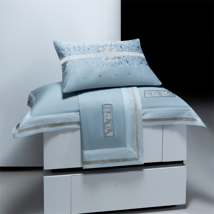 91家纺网 家纺一手货源 找家纺 高大尚婚庆馆  2025春夏新品长绒棉高端绣花四件套-卡洛拉 卡洛拉-水晶兰