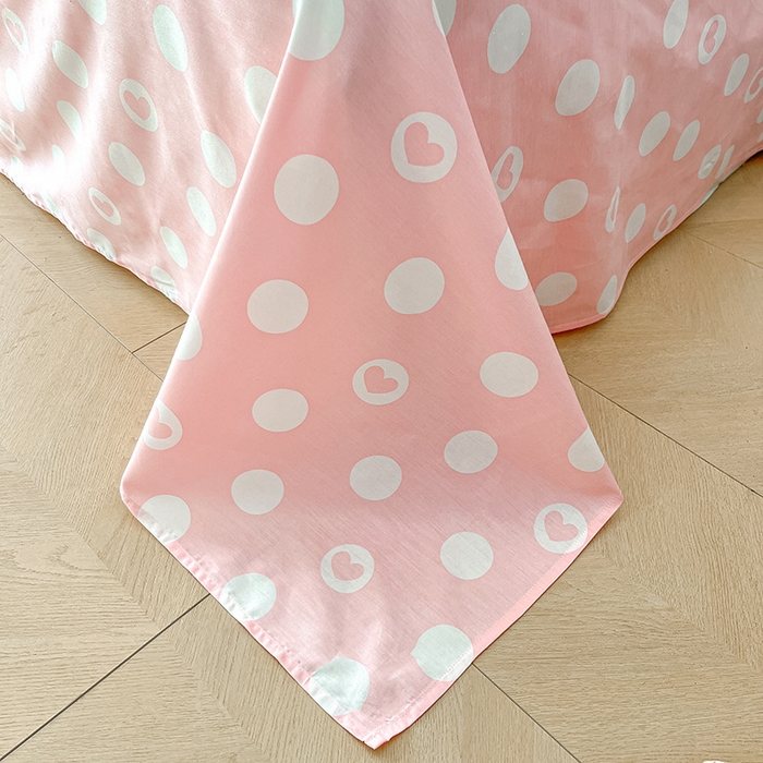 91家纺网 家纺一手货源 找家纺 博雅 2024新款全棉三丽鸥AB版活性印花四件套 游玩kt