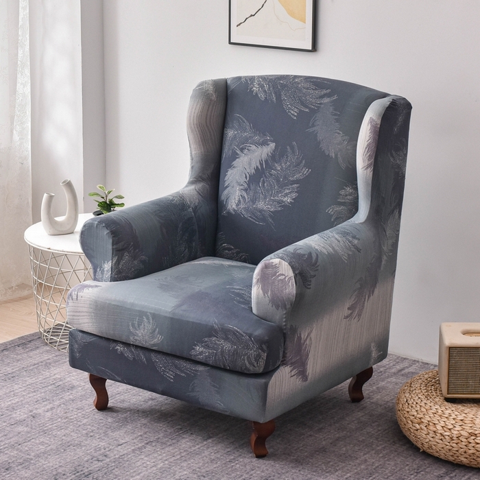 91家纺网 家纺一手货源 找家纺 兴妮雅家纺 2024新款老虎椅套 灰羽毛