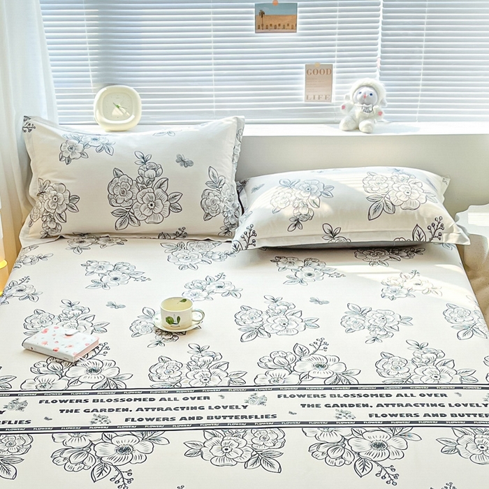 91家纺网 家纺一手货源 找家纺 涵宸家纺 2024新款全棉小清新印花单品套件--单枕套 枕套-安曼