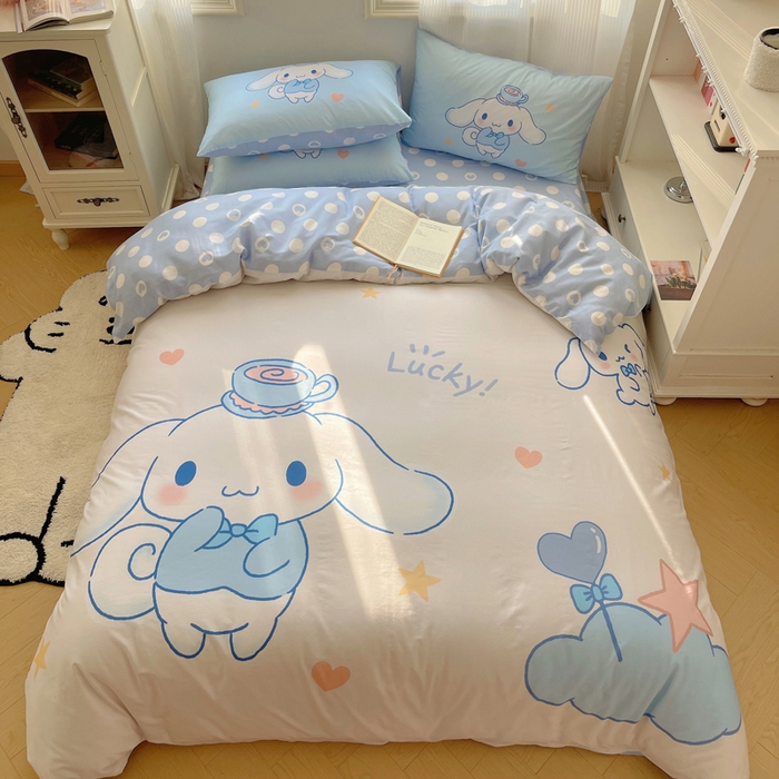 91家纺网 家纺一手货源 找家纺 （总）星座 2025大版全棉三丽鸥四件套