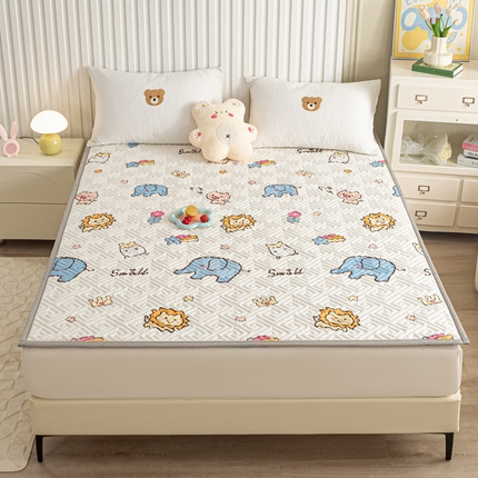 91家纺网 家纺一手货源 找家纺 （总）正邦家纺 2024新款全棉床垫软垫单人防滑床褥垫双人床盖