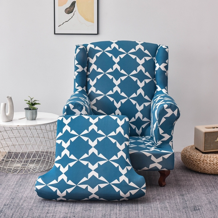 91家纺网 家纺一手货源 找家纺 兴妮雅家纺 2024新款老虎椅套 克莱因蓝格