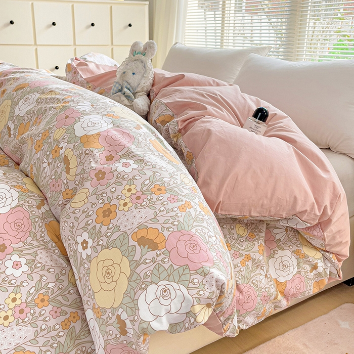 91家纺网 家纺一手货源 找家纺 大柏树 2025新款全棉13376印花四件套系列（可定制）-单被套 灵韵 