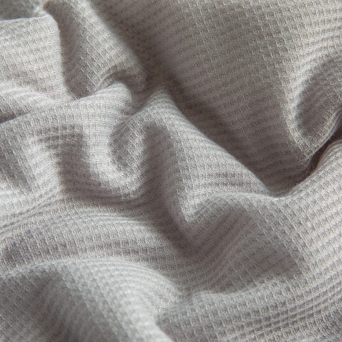 91家纺网 家纺一手货源 找家纺 慕尚家纺 2025新款针织棉华夫格夏被 华夫格 星空灰