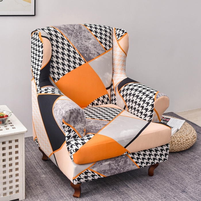 91家纺网 家纺一手货源 找家纺 兴妮雅家纺 2024新款老虎椅套 千鸟格