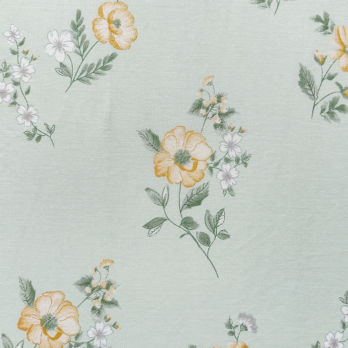 91家纺网 家纺一手货源 找家纺 大柏树 2025新款全棉13376印花四件套系列（可定制）-单床单 浅沫