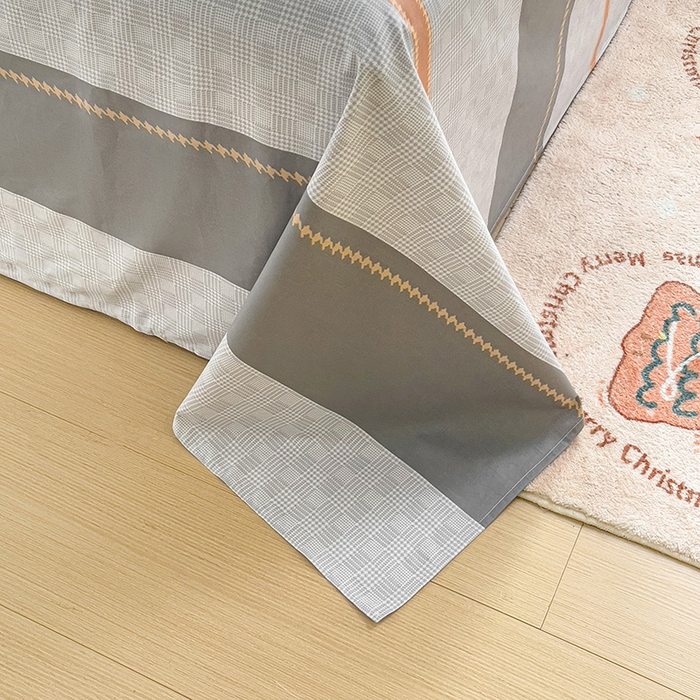 91家纺网 家纺一手货源 找家纺 大柏树 2025新款全棉13376印花四件套系列（可定制）-单床单 罗伊