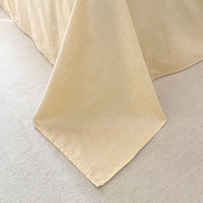 91家纺网 家纺一手货源 找家纺 涵宸家纺 2024新款全棉小清新印花单品套件--单被套 浅香