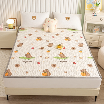 91家纺网 家纺一手货源 找家纺 （总）正邦家纺 2024新款全棉床垫软垫单人防滑床褥垫双人床盖