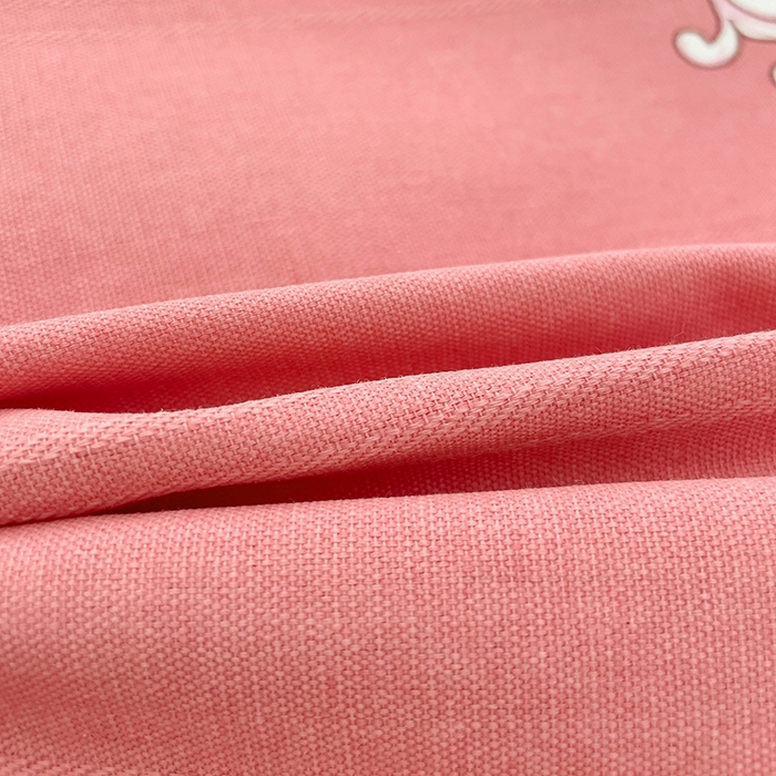 91家纺网 家纺一手货源 找家纺 梵克保罗 2024新款鱼骨棉老粗布凉席花边款床单三件套 欧式风情-粉