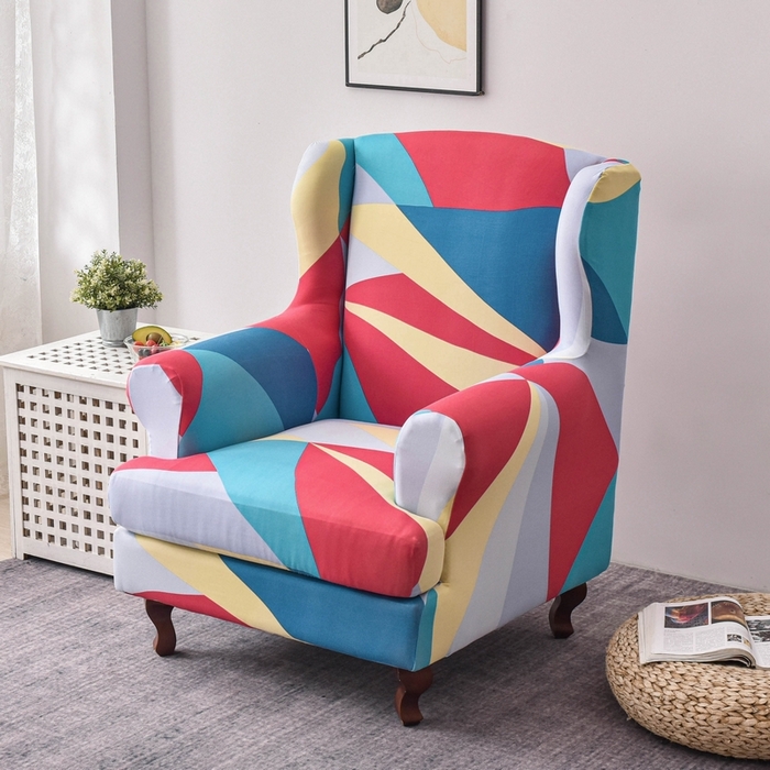 91家纺网 家纺一手货源 找家纺 兴妮雅家纺 2024新款老虎椅套 七彩梦