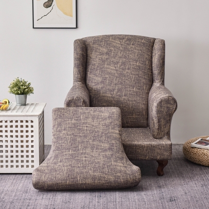 91家纺网 家纺一手货源 找家纺 兴妮雅家纺 2024新款老虎椅套 亚麻（咖）