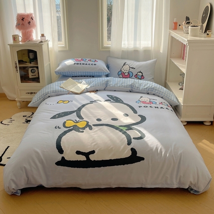 91家纺网 家纺一手货源 找家纺 （总）星座 2025大版全棉三丽鸥四件套