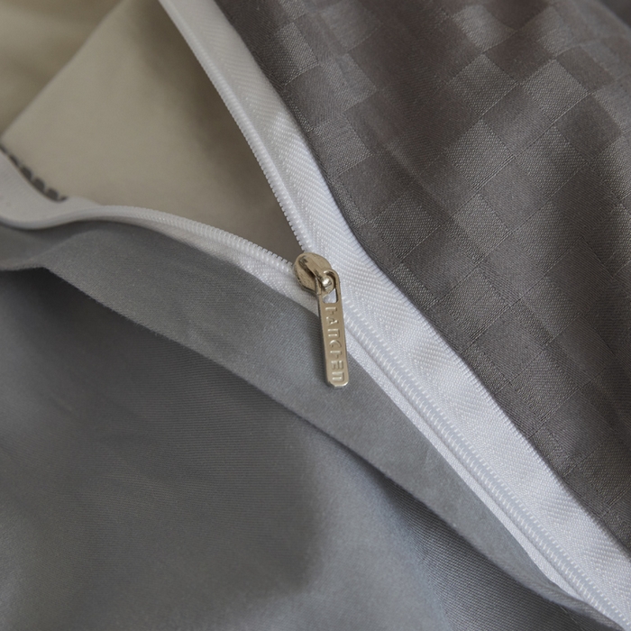 91家纺网 家纺一手货源 找家纺 涵宸家纺 2024新款全棉提花四件套-菲比 菲比-高级灰