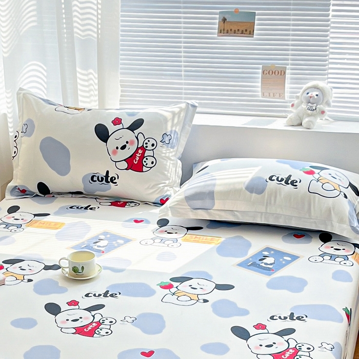 91家纺网 家纺一手货源 找家纺 涵宸家纺 2024新款全棉小清新印花单品套件--单枕套 枕套-奥利心