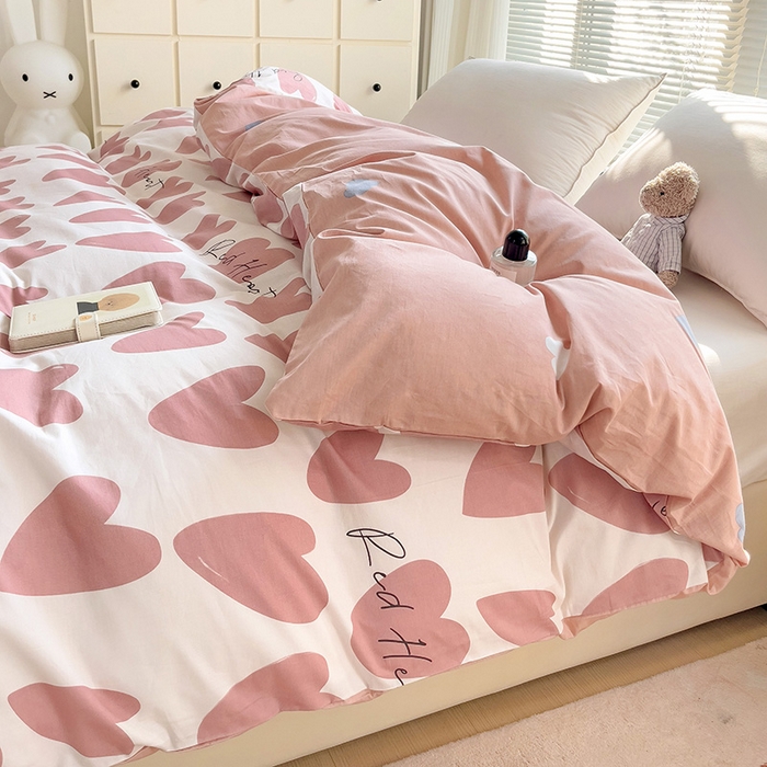 91家纺网 家纺一手货源 找家纺 大柏树 2025新款全棉13376印花四件套系列（可定制）-单被套 倾心