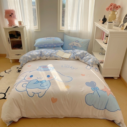 91家纺网 家纺一手货源 找家纺 （总）星座 2025大版全棉三丽鸥四件套