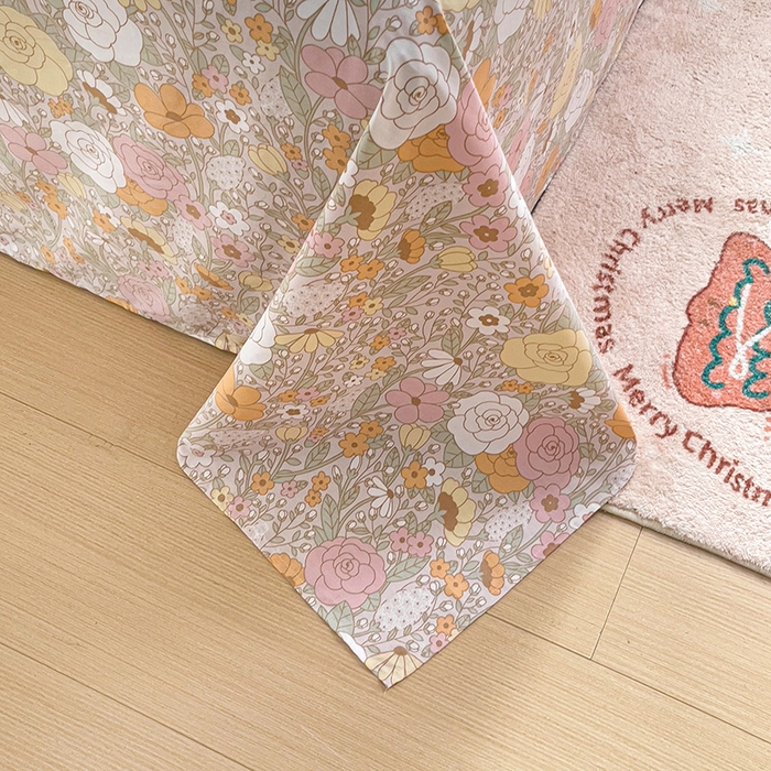 91家纺网 家纺一手货源 找家纺 大柏树 2025新款全棉13376印花四件套系列（可定制）-单床单 灵韵