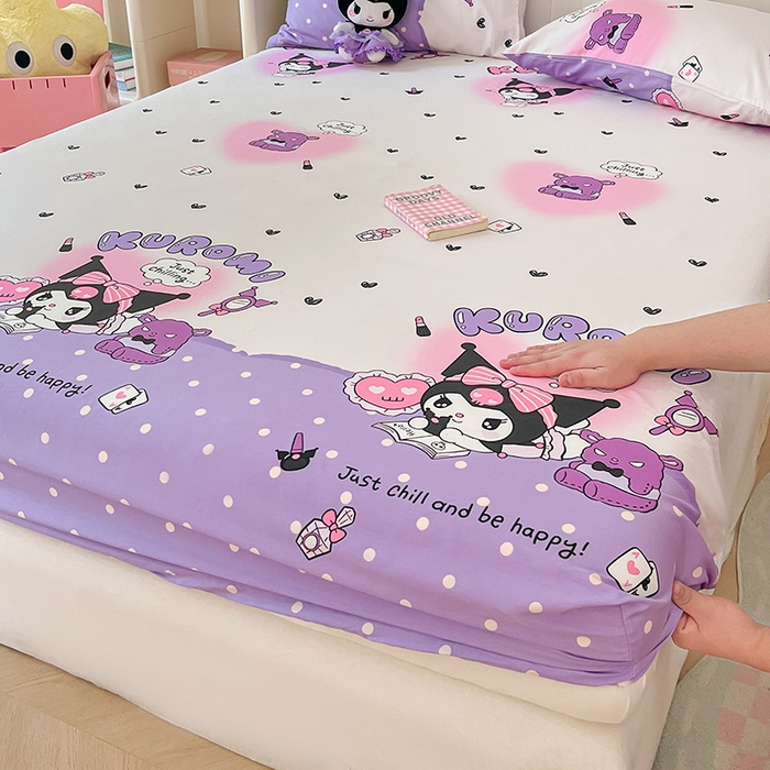 91家纺网 家纺一手货源 找家纺 （总）博雅 2024新款三丽鸥正版授权全棉活性印花单床笠