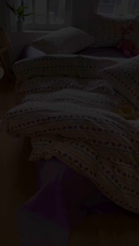 91家纺网 家纺一手货源 找家纺 千朵 2024新款全棉四件套 乌梅紫酱