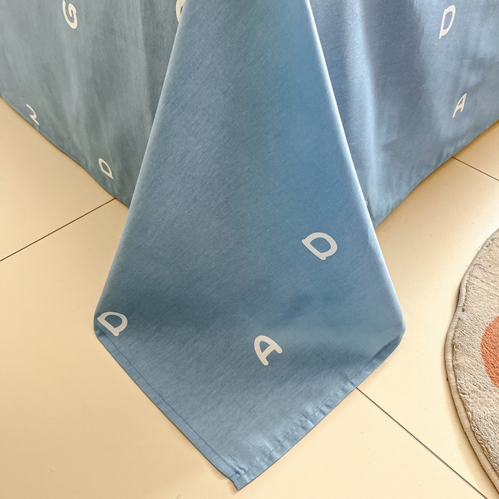 91家纺网 家纺一手货源 找家纺 涵宸家纺 2024新款全棉小清新印花单品套件--单被套 皮皮龙