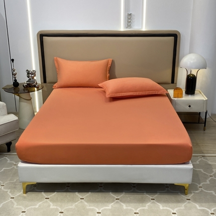 91家纺网 家纺一手货源 找家纺 （总）富馨莱 2024新款60支A类全棉纯棉磨毛纯色床笠款