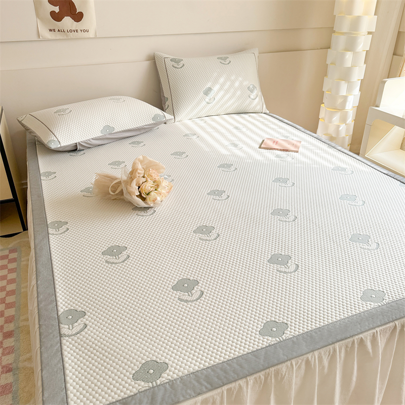 91家纺网 家纺一手货源 找家纺 （总）慕尚家纺 2025新款卡通凉豆豆凉感冰丝席凉席