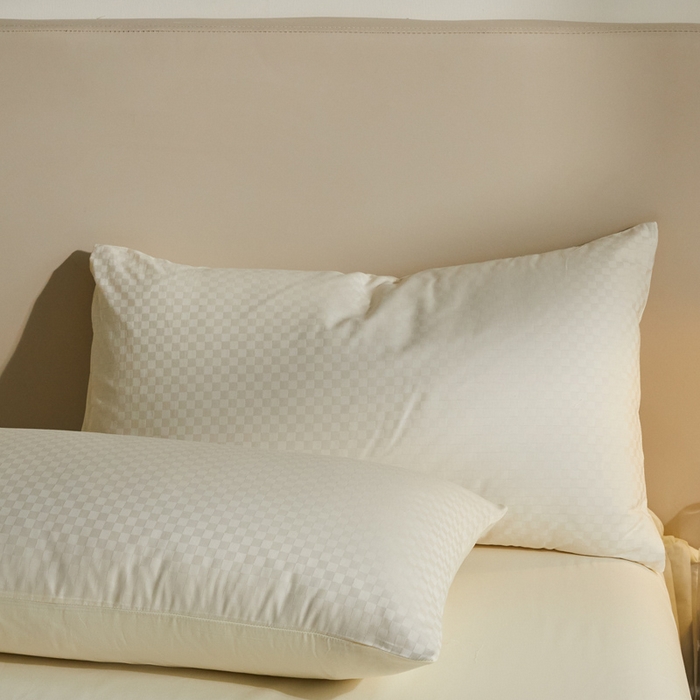 91家纺网 家纺一手货源 找家纺 涵宸家纺 2024新款全棉提花四件套-菲比 菲比-珍珠白