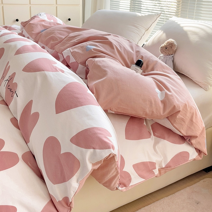 91家纺网 家纺一手货源 找家纺 大柏树 2025新款全棉13376印花四件套系列（可定制）-单被套 倾心