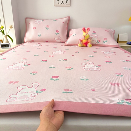 91家纺网 家纺一手货源 找家纺 （总）大元 2025新款数码印花冰藤席系列 -冰藤条席