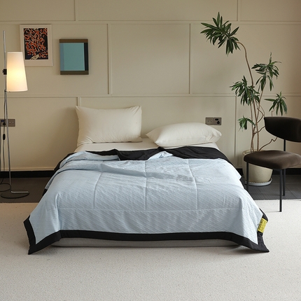 91家纺网 家纺一手货源 找家纺 （总）觉物 2024新款肌理凉感水洗抗菌夏被