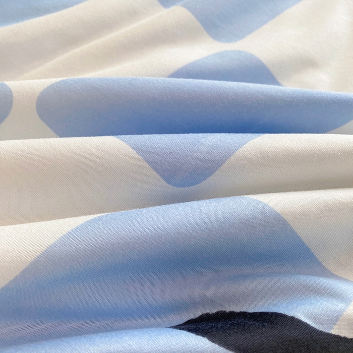 91家纺网 家纺一手货源 找家纺 DS-2025新款儿童卡通三丽鸥正版授权A类针织棉夏被系列 蓝格帕恰狗