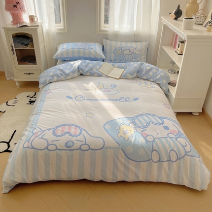 91家纺网 家纺一手货源 找家纺 （总）星座 2025大版全棉三丽鸥四件套